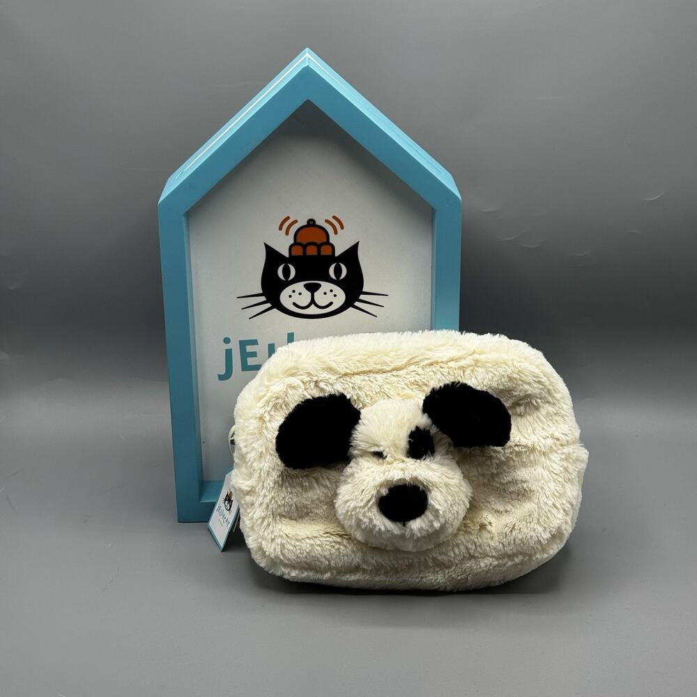 Jellycat Rufferty Plush Puppy Pouch 8" NEW RELEASE Authentic